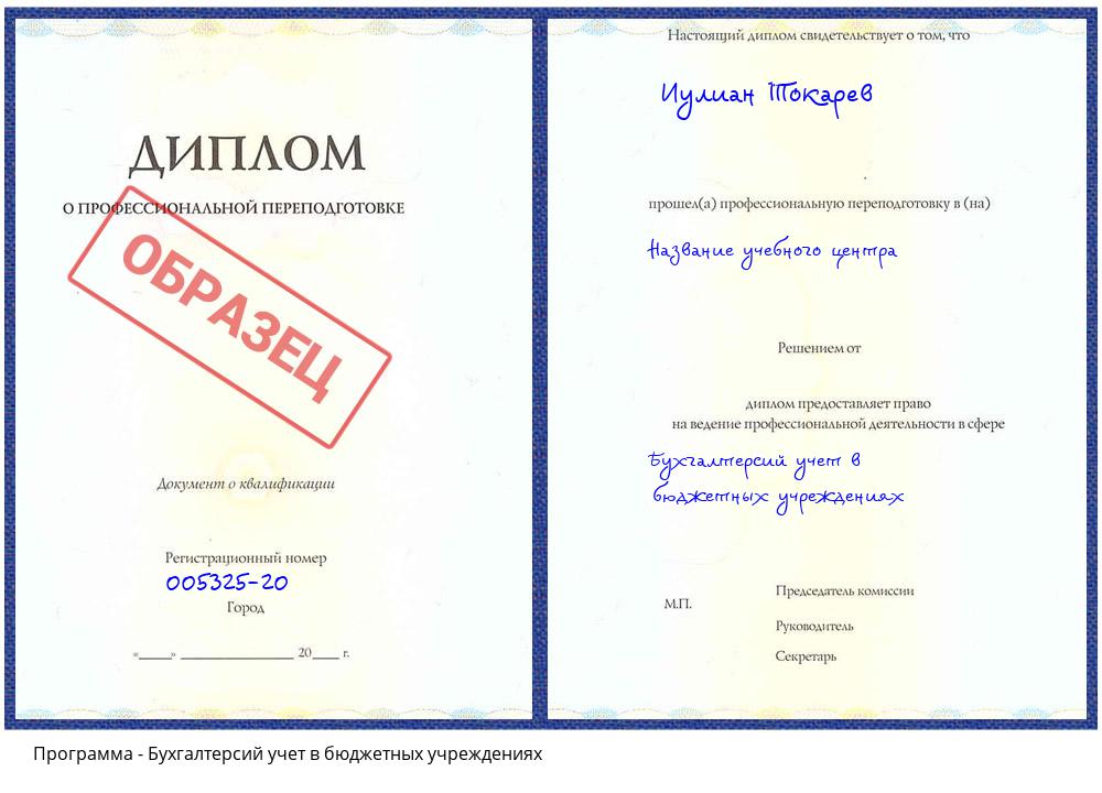 Бухгалтерсий учет в бюджетных учреждениях Комсомольск-на-Амуре